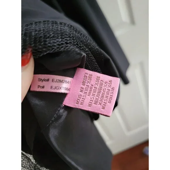 Eliza J Black Cocktail Dress ruched size 8 Retro Event Pin Up - Picture 8 of 9